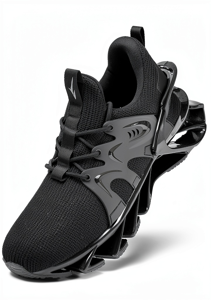 Vigor men’s trail running shoes showing mesh upper and rubber outsole