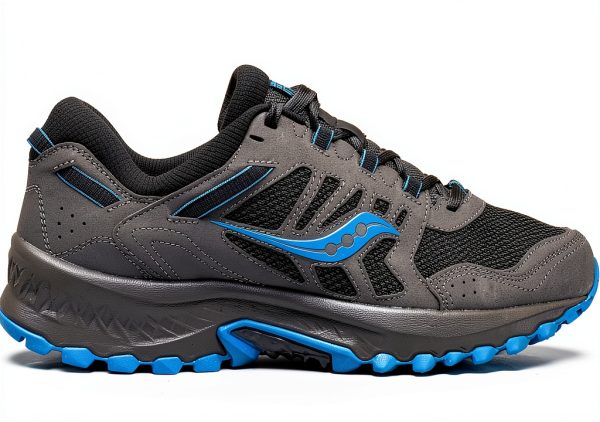 Saucony Trail Running Shoes Grey Orange-5