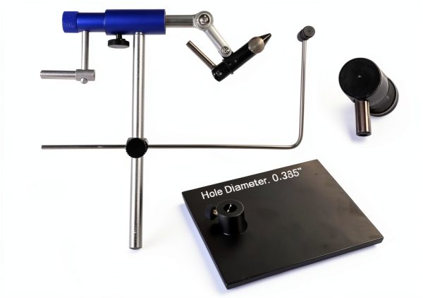 Aventik TrueGrip Fly Tying Vise Blue Vise with Clamp & Base-2