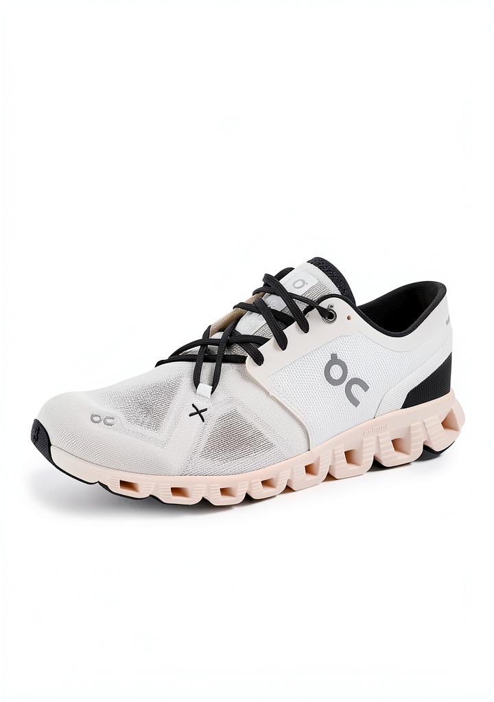 On-Men's trail running shoes on a forest trail