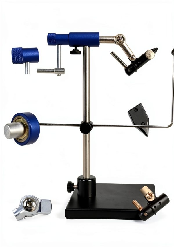 Aventik TrueGrip Fly Tying Vise Blue Vise with Clamp & Base-1