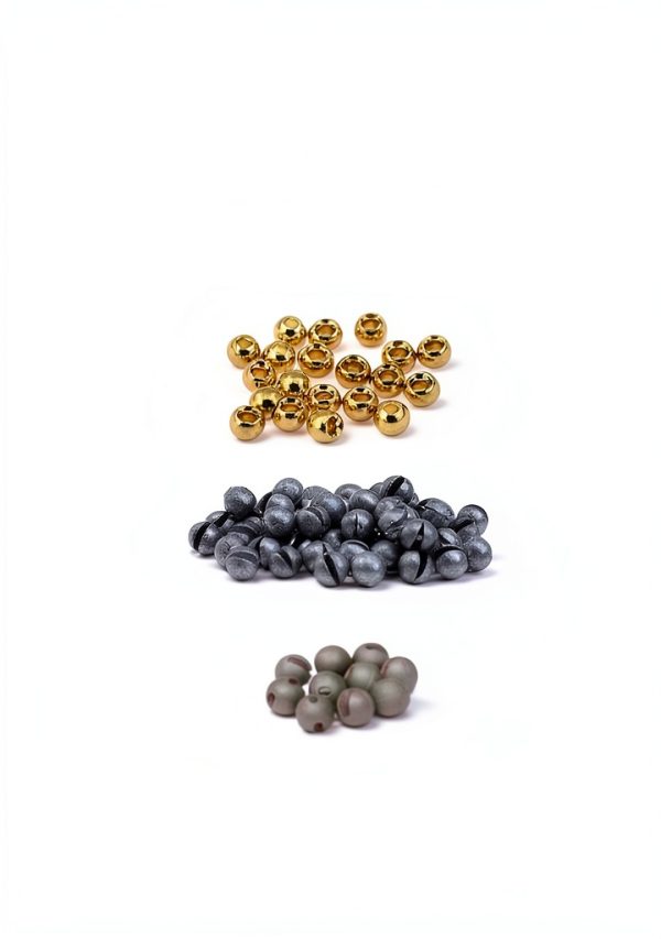 Aventik Mottled Tungsten Beads Fly Tying Spear-0