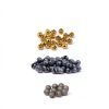 Tungsten Slotted Beads Aventik 4mm Green Black-3