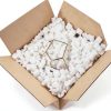 White Packing Peanuts Magicwater 0.5 Cu Ft Anti‑Static S‑Shape Cushion-4