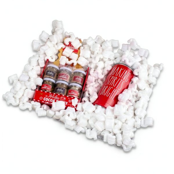White Packing Peanuts Magicwater 0.5 Cu Ft Anti‑Static S‑Shape Cushion-3