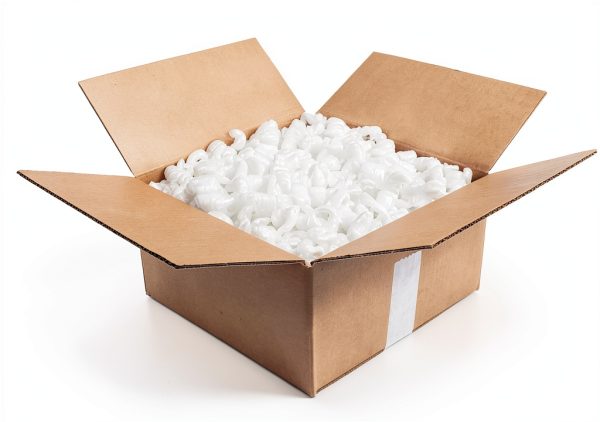 White Packing Peanuts Magicwater 0.5 Cu Ft Anti‑Static S‑Shape Cushion-1