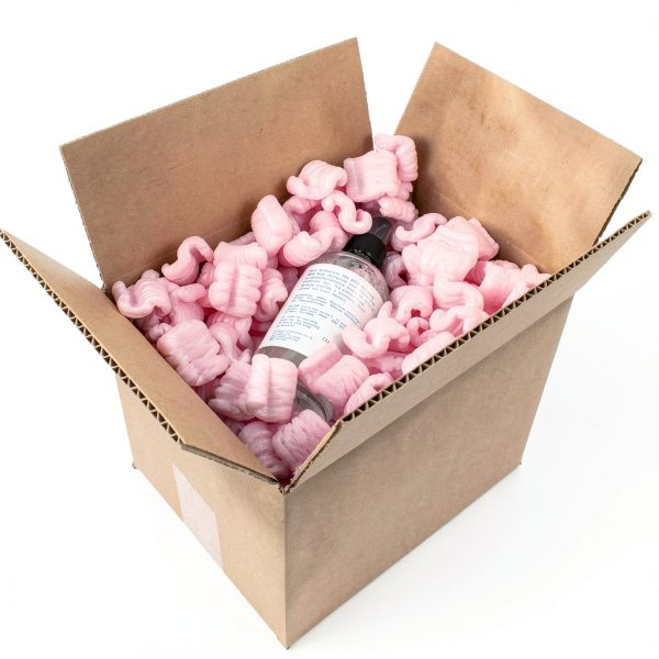 Magicwater Supply - 1 Cu Ft - Pink Packing Peanuts - Anti-Static S Shaped Cushion for Shipping, Void Filling & Storage - Protect Your Goods-6