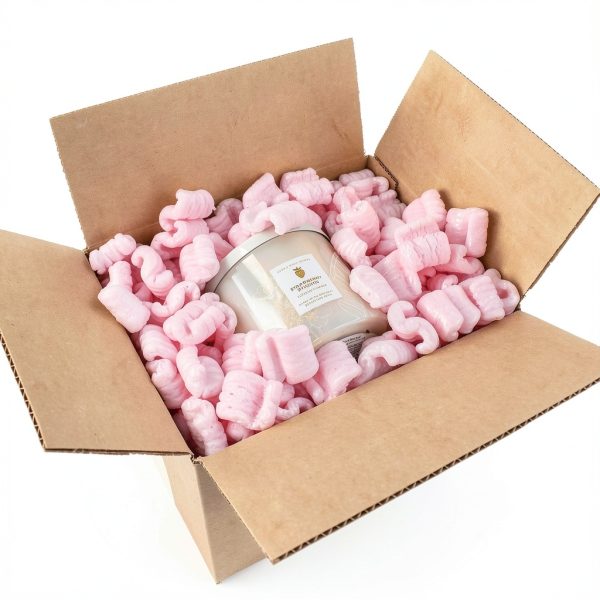 Magicwater Supply - 1 Cu Ft - Pink Packing Peanuts - Anti-Static S Shaped Cushion for Shipping, Void Filling & Storage - Protect Your Goods-7