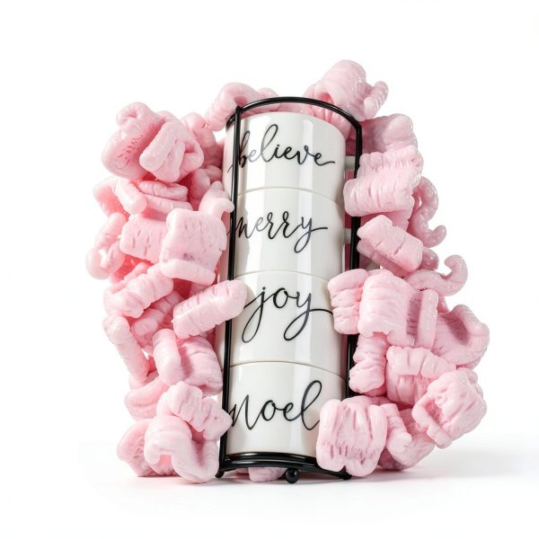 Magicwater Supply - 1 Cu Ft - Pink Packing Peanuts - Anti-Static S Shaped Cushion for Shipping, Void Filling & Storage - Protect Your Goods-3