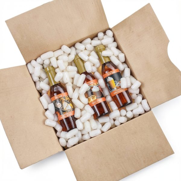 Magicwater Supply - 0.5 Cu Feet - Bio Tube Recycled Anti Static Packing Peanuts - Compostable & Biodegradable Cushion for Shipping - Dust-Free & Abrasion Resistant - Void Filler-1