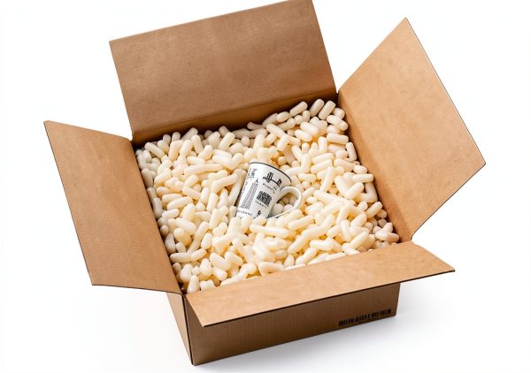 Magicwater Supply - 0.5 Cu Feet - Bio Tube Recycled Anti Static Packing Peanuts - Compostable & Biodegradable Cushion for Shipping - Dust-Free & Abrasion Resistant - Void Filler-0